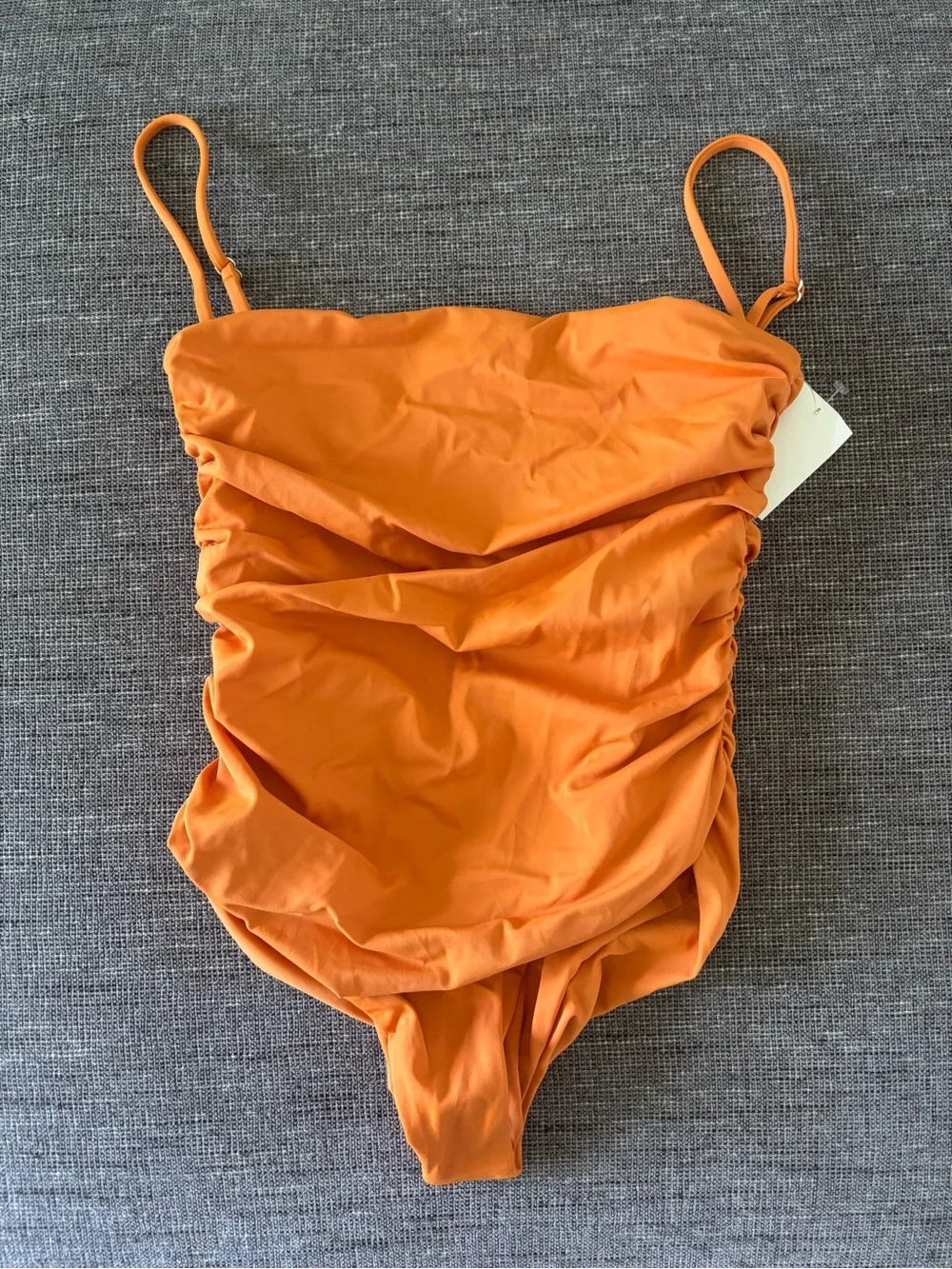 Free People x Belle Ruched Swimsuit. Size Medium - Picture 2 of 3